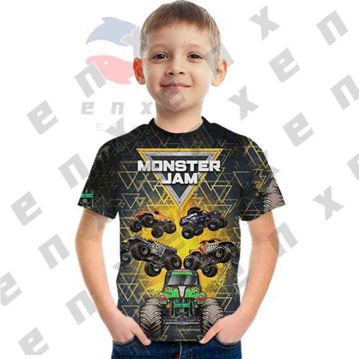 monster jam shirts in store