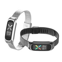 ▼ Pasek do OPPO Band smartband z zegarkiem metalowa bransoleta na rękę ze stali nierdzewnej do OPPO Band opaski Pulseira do OPPO Band