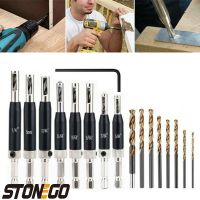 7/8/15/17 Pack Door and Window Hinge Hinge Hole Opener Woodworking Drill Bit Set Positioning Special-shaped Drilling Hinge Drill