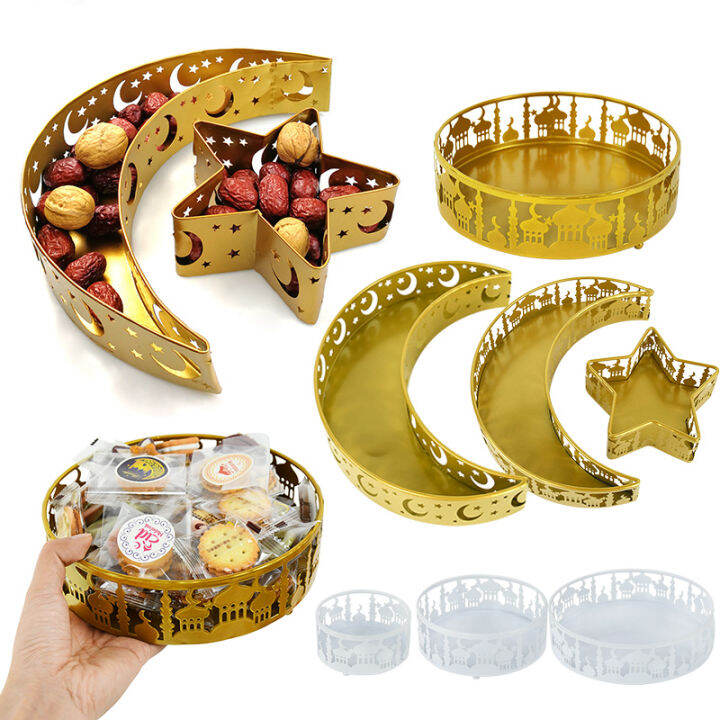 eid-mubarak-moon-star-serving-tray-ramadan-decoration-food-storage-container-eid-al-adha-islam-muslim-party-decor-dessert-holder