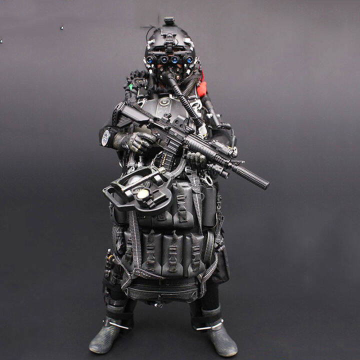 16 Scale M004 US NAVY Seal Halo UDT Night diving Paratrooper Jumper