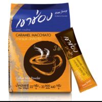 เขาช่อง 3 อิน 1 คาราเมล มัคคิอาโต้ กาแฟปรุงสำเร็จชนิดผง 22กรัม x 20 ซอง