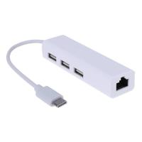 Type C to LAN  + USB 3 พอร์ตฮับหัวแปลงสาย LAN