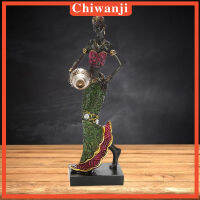 ( Chiwanji ) หุ่นฟิกเกอร์ผู้หญิงแอฟริกันสําหรับตกแต่งบ้าน