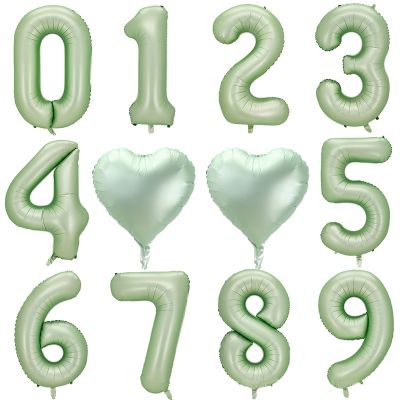 hotx【DT】 Color Number Balloons 1-9 Large Digital Foil Helium Kids Adult Happy Birthday Decoration Wedding