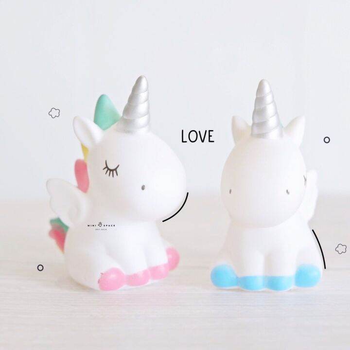 unicorn-figure-โมเดลม้ายูนิคอร์น-ตุ๊กตาตกแต่งบ้าน-ตุ๊กตาตั้งโชว์-ตุ๊กตาแต่งเค้ก