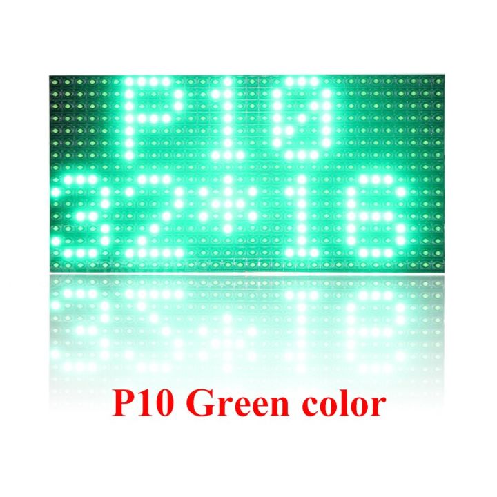 worth-buy-320-160มม-32-16พิกเซล-p10กึ่งกลางแจ้งสีแดง-ขาว-เขียว-น้ำเงินโมดูลจอแสดงผล-led-สีเดียว