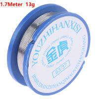【Flash Sale】 1PC บัดกรีลวดดีบุกนำ0.8mm ความกว้าง1.7M ความยาว2% FLUX Reel welding line SOLDER