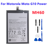 แบตเตอรี่ MH60 6000MAh สำหรับ Motorola Moto G10 MH60แบตเตอรี่ Batteria เครื่องมือฟรีพร้อมหมายเลขติดตาม