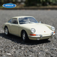 WELLY 1:24 1964 Porsche 911โลหะผสมคลาสสิกกีฬารถรุ่น Diecasts โลหะของเล่นยานพาหนะรถรุ่นจำลองสูงเด็กของขวัญ