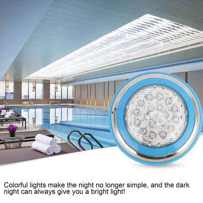 ไฟ LED สระว่ายน้ำสแตนเลสกันน้ำโคมไฟติดผนังใต้น้ำสำหรับกลางแจ้ง AC12V