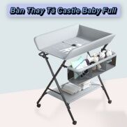 Bàn Thay Tã Gấp Gọn Castle Baby Full - WorldMart