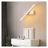 Bedroom bedside wall lamp 330° rotatable living room background wall indoor LED wall lamp