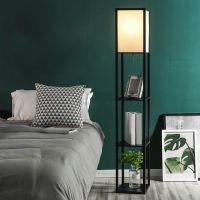 【HOT】❀ Shelf Floor Lamp Display Storage Shelves Lights Collection for Bedside Room