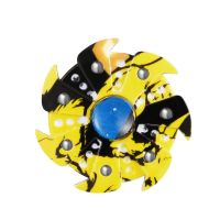 Durable Funny Relieving ADHD Sufferer Anxiety Stress Reducer Finger Toy Seven Leaves Hand Spinner With Vortex Appearance Fidget Spinners  Cubes