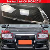 ไฟหน้ารถปกสำหรับ Audi เลนส์ A6 C6 2006-2011ที่ครอบโคมไฟหลอดไฟหน้าใส