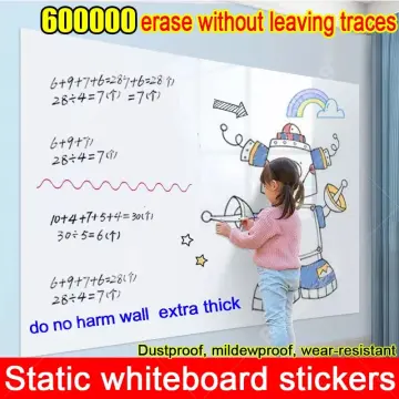 Erasable Whiteboard Blackboard Sticker PVC Teaching Wall Adhesive  Blackboard Whiteboard Graffiti Education Whiteboard Sticker