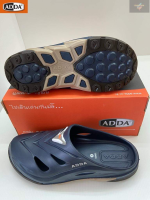 ADDA Play2 รองเท้าแตะหัวโตลำลองแบบสวม รุ่น 55M01- M1 สีกรม SIZE 7-10