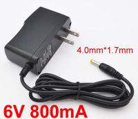 1PCS 6V800mA High quality AC 100V-240V Converter Switching power adapter DC 6V 800mA 0.8A Supply US Plug DC 4.0mm x 1.7mm