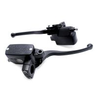 Universal 22MM Motorcycle Front Brake Master Cylinder Motorbike Hydraulic Brake Pump Lever Clutch Black for Yamaha Suzuki Honda