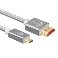 【The-Best】 ODM Auto Parts 3D HDMI ไปยังสาย HDMI 4K 1080P สาย HDMI สำหรับชาย-ชายถักไนลอนสำหรับราสเบอร์รี่ Pi 4