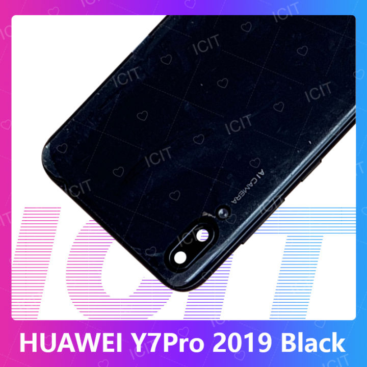 huawei-y7-pro-2019-y7-2019-มีรูสแกน-อะไหล่ฝาหลัง-หลังเครื่อง-cover-อะไหล่มือถือ-คุณภาพดี-สินค้ามีของพร้อมส่ง-ส่งจากไทย-icit-2020