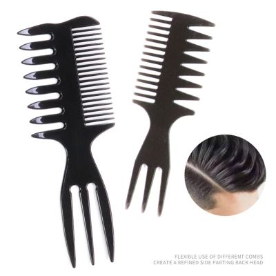 [Ready Speedinglight] Oil Hair Comb Wide Teeth Hair Comb Classic Oil Slick Styling Hair Brush For Men