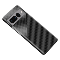 2023ใหม่หรูหราอัลตร้าสลิมฟิตคาร์บอนไฟเบอร์เนื้อแบบ PC Case สำหรับ Pixel 7 Pro ธุรกิจกันกระแทกศัพท์ Case Conque