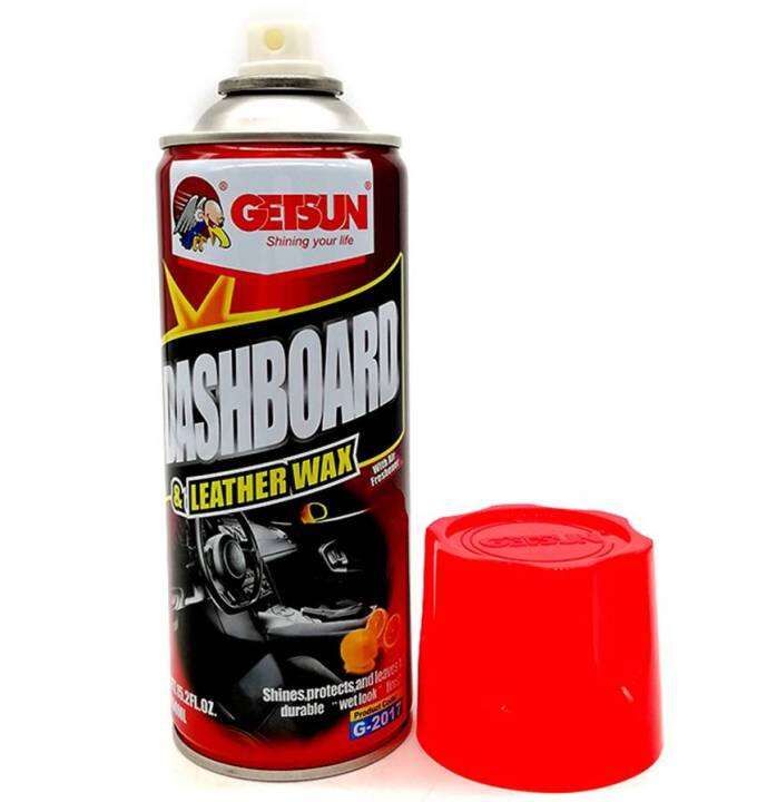 getsun-dashboard-amp-leather-wax-450-ml-สเปรย์เคลือบเงา-เคลือบเบาะหนัง-เคลือบคอนโซล-เบาะหนัง-ฟื้นฟูพาสติก-แผงหน้าปัดรถ-g-2017