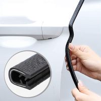 1/3/5m Rubber Car Door Anti-collision Strips Auto Door Edge Scratch Protector Strip with Steel U Type Car Sealing Guard Trim Door Hardware Locks