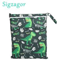 [Sigzagor]1 Wet Dry Bag Diaper Bag Nappy Bag Insert Two Zippered Baby Waterproof Reusable Skull Jack Skeleton 100 Designs Cloth Diapers