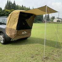 LADUTA Car Trunk Tent Sunshade Rainproof Shade Awning Tent for Car Self-Driving Tour Barbecue Outdoor Camping