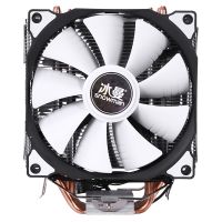 SNOWMAN M-T6 4PIN CPU Cooler Master 6 Heat Double Fans 12cm Cooling Fan LGA775 1151 115X 1366 Support In AMD