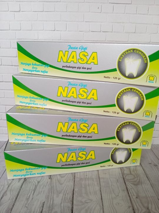 Paket 4 Pasta Gigi Nasa Original Nasa | Lazada Indonesia