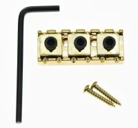 KAISH R3 Guitar 43mm Locking Lock Nut String Lock Fits Electric Guitar Tremolo Bridge Gold