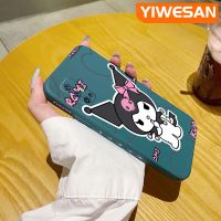 YIWESAN เคสสำหรับ Vivo V19 (อินโดนีเซีย) เคส V19ลายการ์ตูน Kuromi เคสโทรศัพท์ดีไซน์ใหม่แบบบางสุดสร้างสรรค์เคสป้องกันขอบสี่เหลี่ยมเคสนิ่มเคสปลอกซิลิโคนกันกระแทก