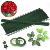 [COD] Pole No. 2 Wrinkle Paper Leaves Silk Mesh Plastic Floral Tape Production Materials Cross-border