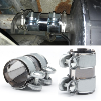 2 inch 2.5 inch Stainless steel high quality Exhaust Tube Connector Joiner Sleeve Clamp Connector Exhaust Tube