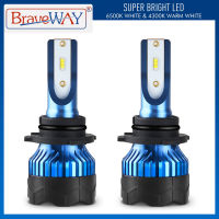 BraveWay 12000LM CSP Chip Turbo LED Bulbs for Cars H1 H7 HB3 HB4 H8 H9 H11 LED H4 Auto Fog Lamps 72W 12V H7 LED Headlight Bulbs