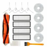 For Xiaomi Robot Vacuum X10+ X10 Plus B101GL Spare Parts Kits Main Side Brush Hepa Filter Dust Bag Rag Mop