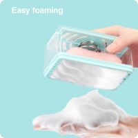 Cleaning Multifunctional Soap Bubble Box Quick Foam Roller Type Washing Brush Household Laundry Easy to Use