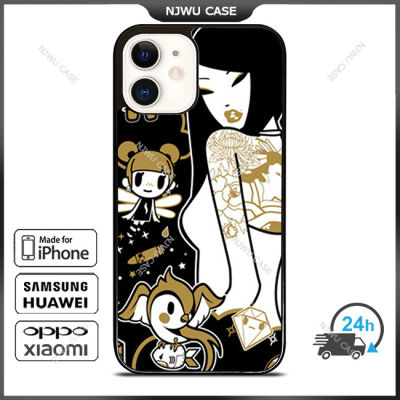 Tokidoki Girls Phone Case for iPhone 14 Pro Max / iPhone 13 Pro Max / iPhone 12 Pro Max / XS Max / Samsung Galaxy Note 10 Plus / S22 Ultra / S21 Plus Anti-fall Protective Case Cover
