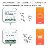 Tuya ZigBee Garage Door Opener Controller แอพศัพท์มือถือควบคุมจากระยะไกลเข้ากันได้กับ Alexa Home