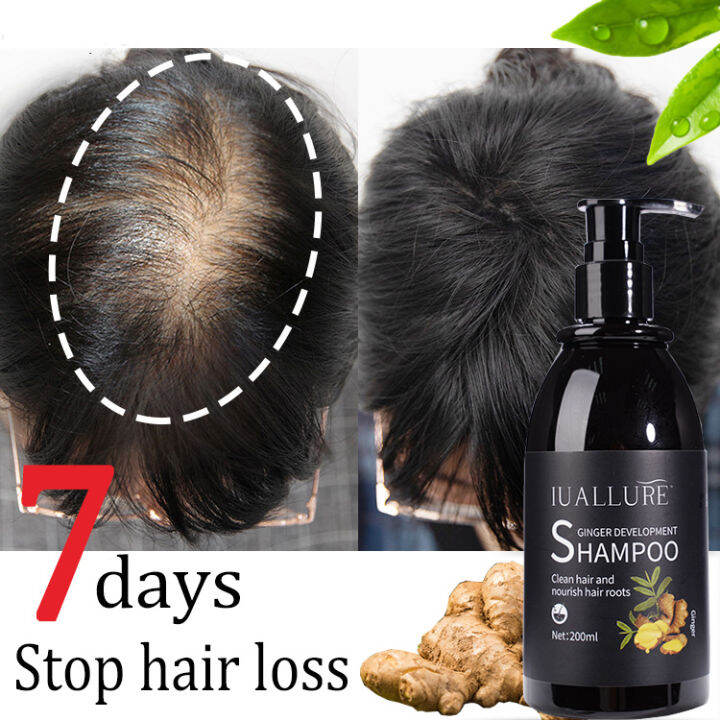 Ginger Juice Hair Growth Shampoo Fast Powerful Hair Growth Liquid 500ml