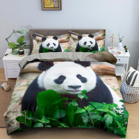 Gift Panda Printed 23pcs Bedding Set Bamboo Duvet Cover For Adult Child Bedclothes With Pillowcase Comforter Covers Bed Sets