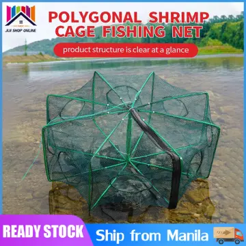 20 Holes Casting Fishing Net Crayfish Catcher Crab Cage Nylon Network  Foldable Mesh for Catch Fish Tool, Nets -  Canada