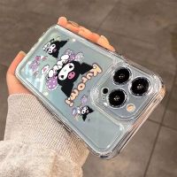 For IPhone 14 Pro Max IPhone Case Clear Case TPU Soft Case Plating Button Space Case Shockproof Cartoon Cute Compatible for For IPhone 13 Pro Max 12 Pro Max 11 Pro Max