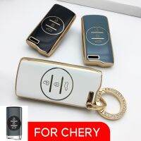 hot【DT】 Plating 3 Buttons Car Cover Chery EXEED Tiggo 3X PLUS 7PRO 5X Accessories Keychain Covers