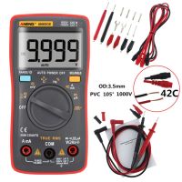 ZZOOI Digital Multimeter AN8008 9999 Counts Transistor True RMS Tester Auto Electrical Testers Voltage capacitor Power Meters Test