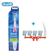 Original Oral-B แปรงสีฟันไฟฟ้า Dual Clean Deep Clean แปรงฟัน AA แบตเตอรี่ Non-Rechargeable Power หัวแปรงสีฟัน Gift